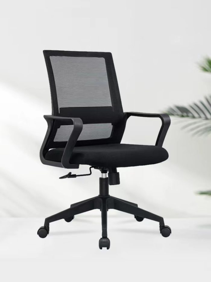 Ergonomic Mesh Reception Chair – Style Meets Functionality