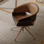 Ergonomic Office Chair with Stylish Backrest for Luxury Offices