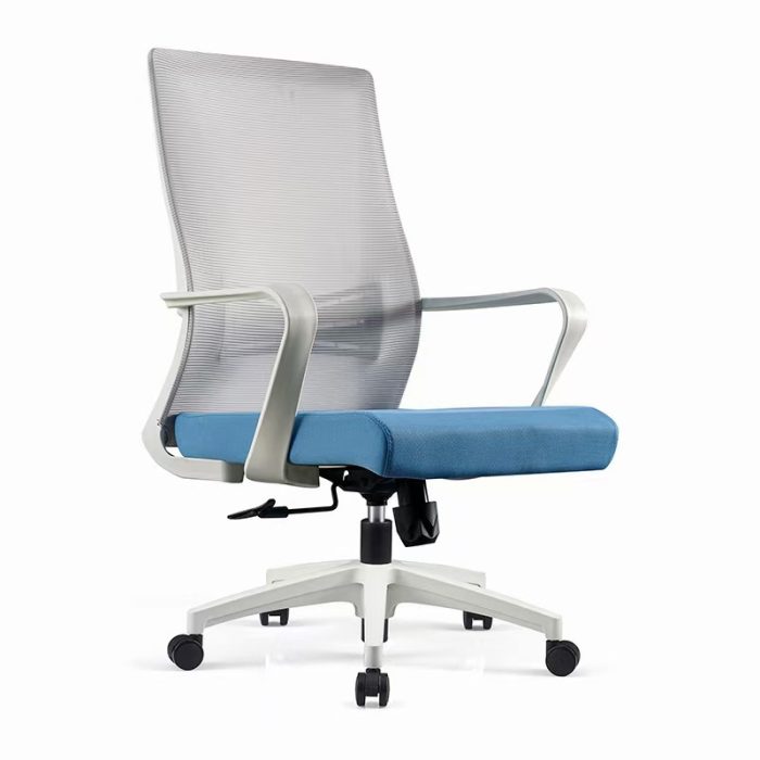 Executive Office Guest Chair with Reinforced Mesh Upholstery