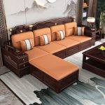 Exquisite Chinese-style Sofa Set with Matching Table for Wholesale
