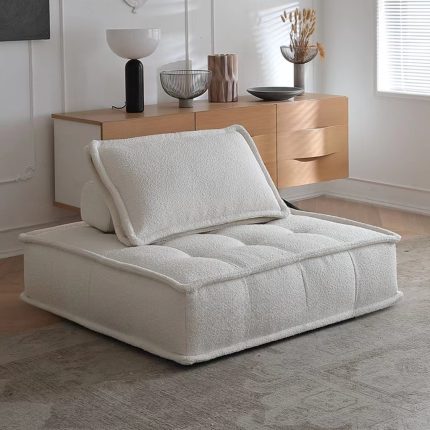 Minimalist 36D foam sofa, blends seamlessly into decor
