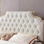 Solid Wood Light Luxury Double Beds – Elegant Bedroom Furniture for Wholesale
