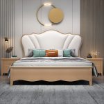 Customizable Solid Wood Light Luxury Double Beds – Bulk Orders for US Dealers