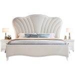 Solid Wood Light Luxury Double Beds – Timeless Design for Bulk Buyers