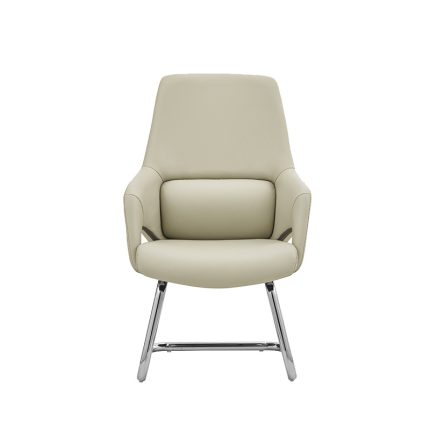 Genuine Leather Computer Chair – Minimalist, Ergonomic, and Functional