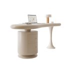 High-End All-in-One Office Desk with Elegant Storage Solutions