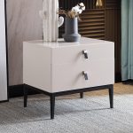 High-End Nightstand with Elegant Storage Solution