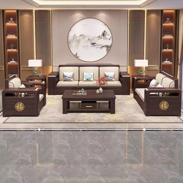 High-Quality Chinese-style Sofa and Table Set for Wholesale