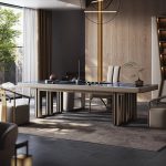 Stone coffee tables offer timeless luxury for contemporary homes.