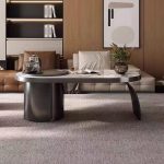 Stone coffee tables offer timeless luxury for contemporary homes.