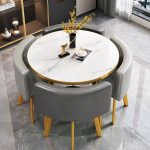 Modern Scandinavian Dining Table and Chairs for Wholesale