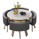 Modern Scandinavian Dining Table and Chairs for Wholesale