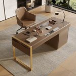 Solid Wood Office Desk