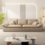  Italian Minimalist Tech Fabric Sofa – Elegance Meets Functionality
