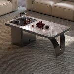 Luxury stone coffee tables redefine modern elegance.