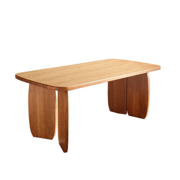 Industrial Solid Wood Dining Table – Robust Craftsmanship & Urban Charm