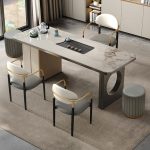 Luxury stone coffee tables add a touch of class to any room.