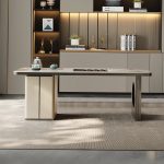 Luxury stone coffee tables add a touch of class to any room.