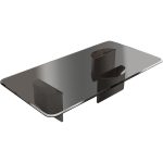 Luxury Glass Coffee Table with Metal Frame - Elegant & Sturdy