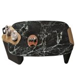 Experience refined luxury with stone coffee tables.