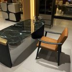 Experience refined luxury with stone coffee tables.