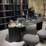 Experience refined luxury with stone coffee tables.