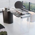 Stone coffee tables offer contemporary elegance that captivates.