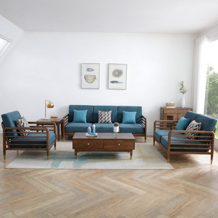 "A versatile solid wood frame sofa that complements both classic and modern interiors."