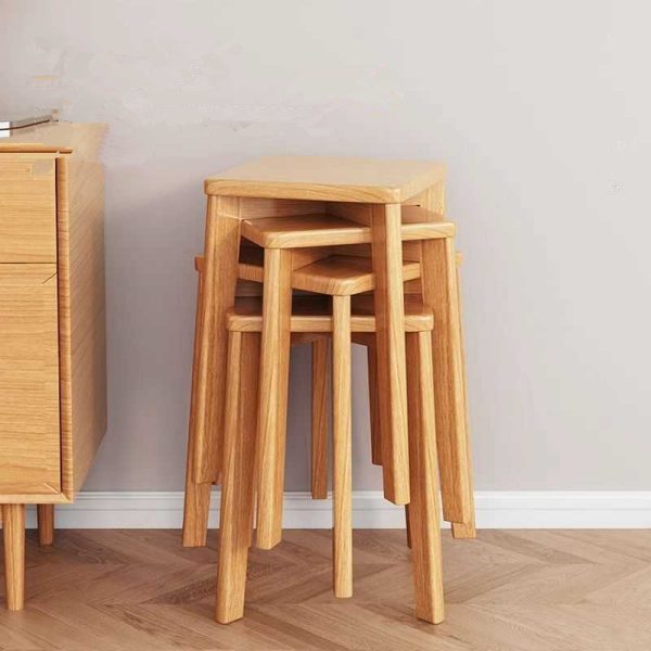 Bulk Order Asian-Inspired Vanity Benches - Lightweight Ashwood Stool for Bedroom Furniture Sets