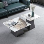 Scratch-resistant stainless steel tea table base for long-term use