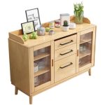 Luxury Handcrafted Solid Wood Sideboard for Upscale Homes