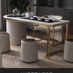 Elegant stainless steel tea table base, adds sophistication to tea tables