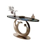 Entryway Table Base with Sturdy Stainless Steel Frame