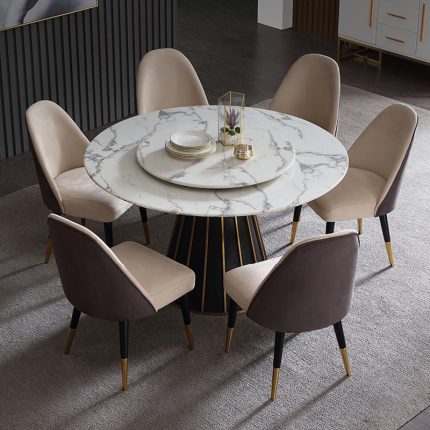 Stainless Steel Table Base with Anti-Slip Pads
