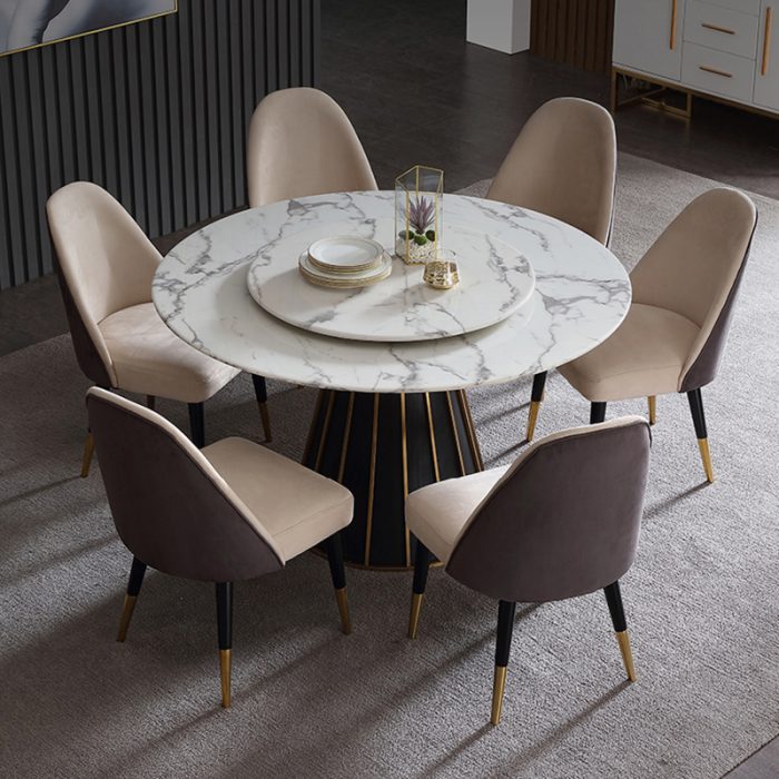 Stainless Steel Table Base with Anti-Slip Pads