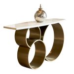 Stainless Steel Base for Modern Entryway Tables