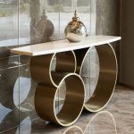 Stainless Steel Base for Modern Entryway Tables