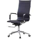 Minimalist High-Quality Manager Chair with Leather Upholstery