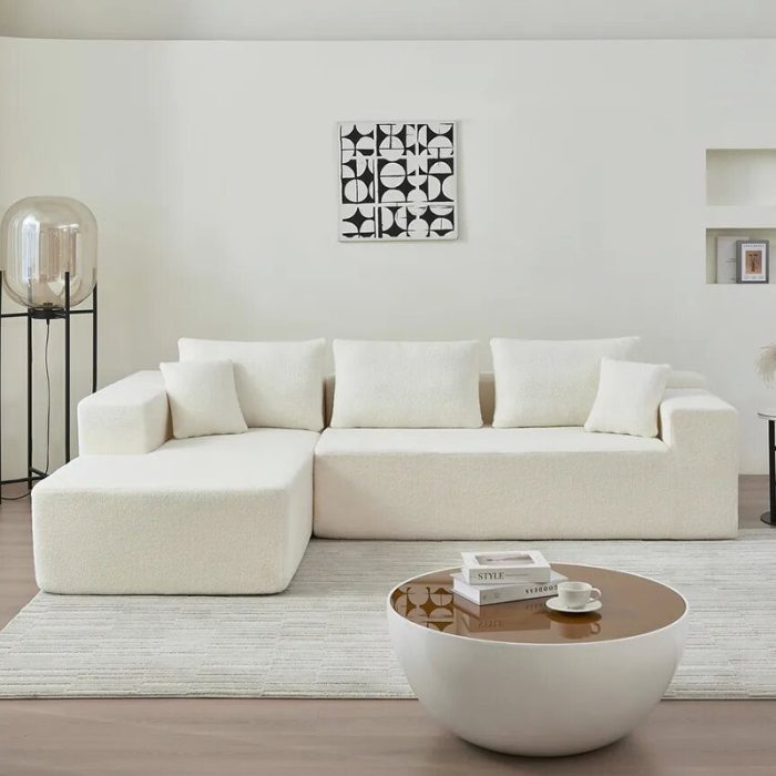 Compact 36D foam sofa, maximizes space efficiency
