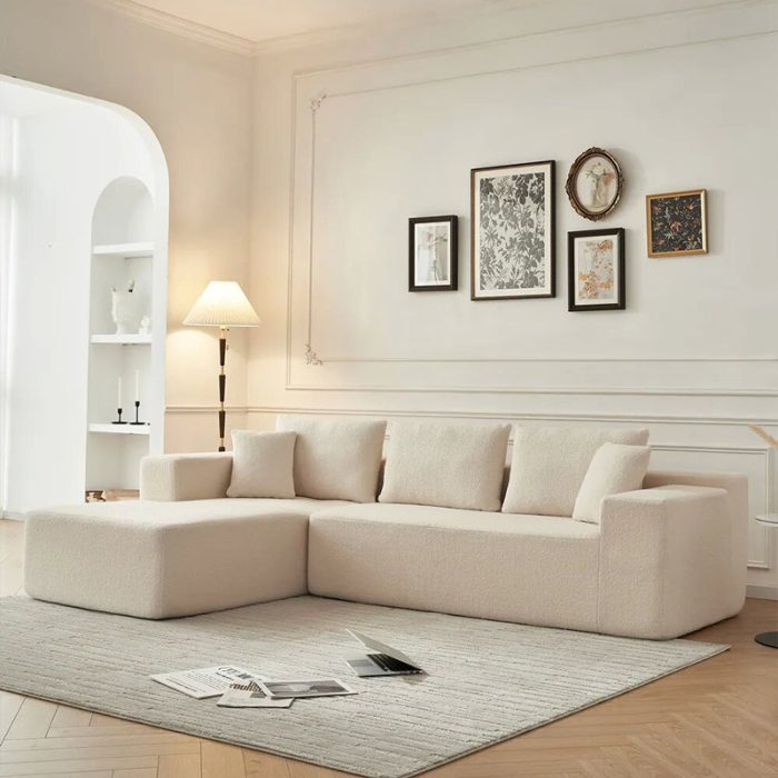 Compact 36D foam sofa, maximizes space efficiency