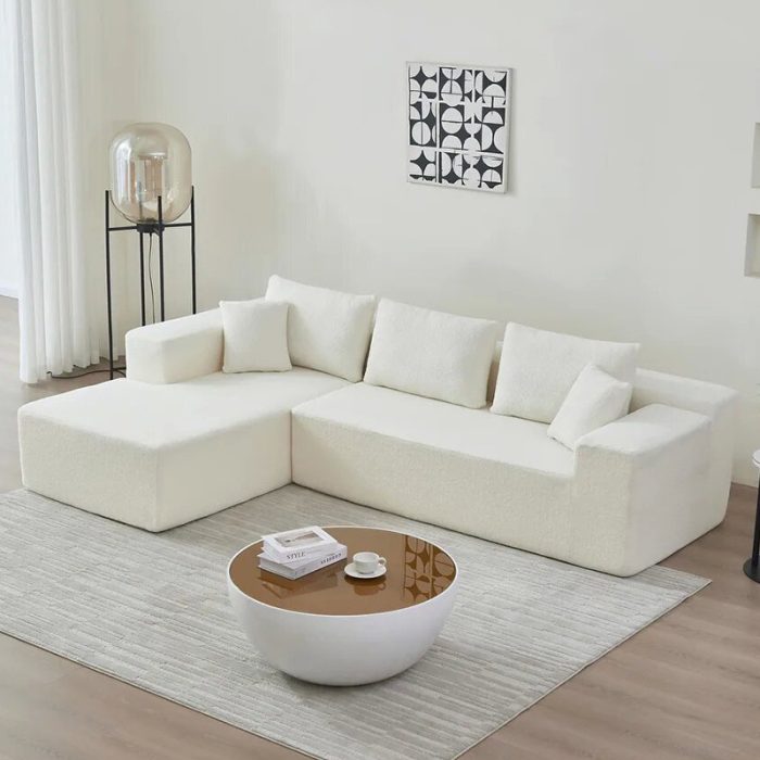 Compact 36D foam sofa, maximizes space efficiency