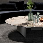 Elegant Stainless Steel Coffee Table Base