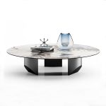 Elegant Stainless Steel Coffee Table Base