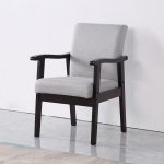 Minimalist Solid Wood Backrest Chair for Elderly-Friendly Areas