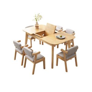 Minimalist Solid Wood Dining Table for Wholesale