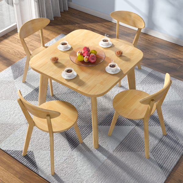 Minimalist Solid Wood Dining Table for Wholesale