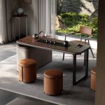 Solid wood coffee tables bring classic charm to modern homes.