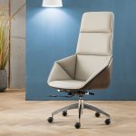 Modern High-Rise Office Chair – Sleek and Spacious Design