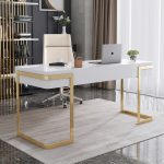 Modern Light Luxury All-in-One Office Desk