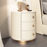 Modern Light Luxury Bedside Table for Elegant Bedroom Spaces